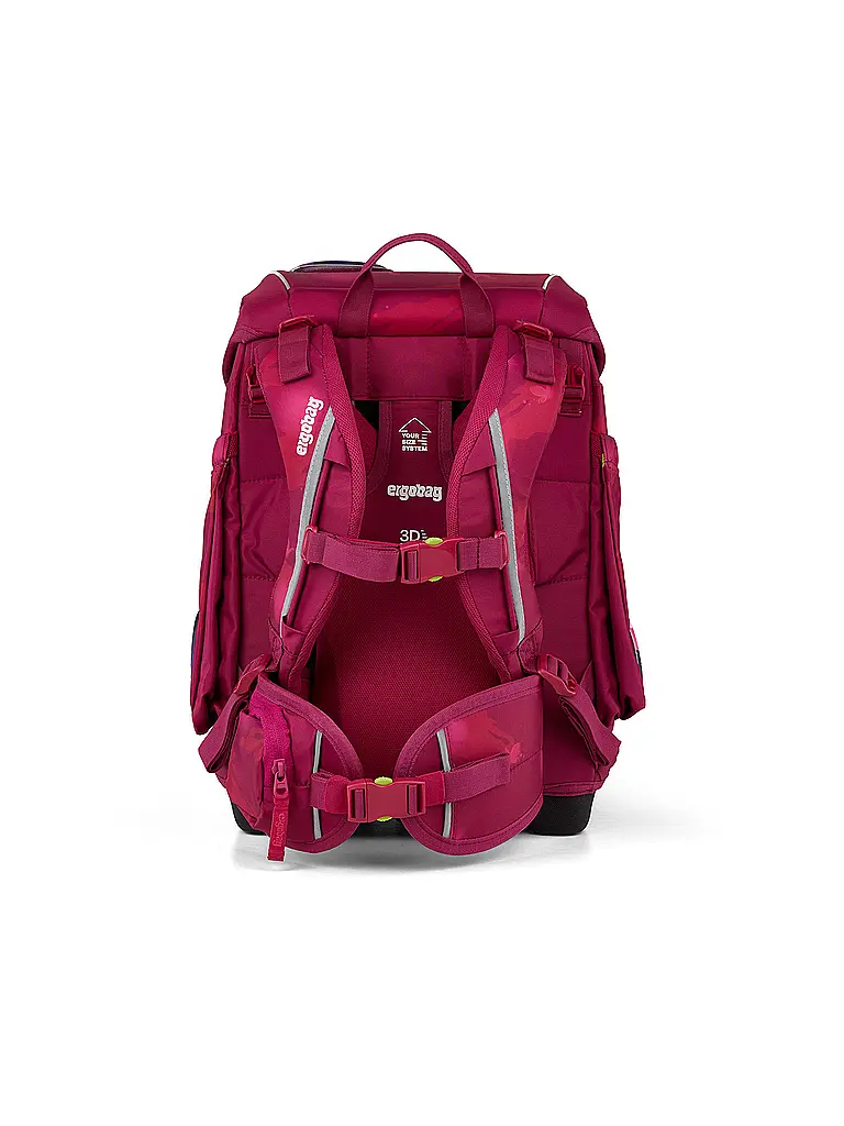 ERGOBAG | Schultaschen Set 5tlg CUBO | Pink