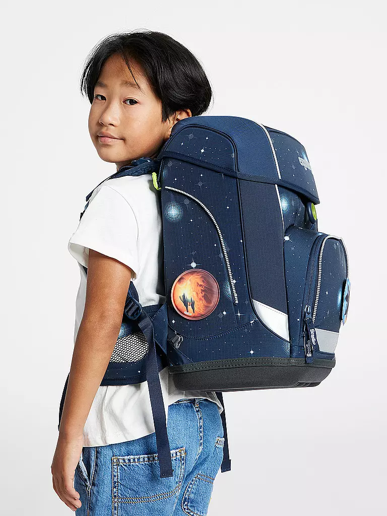 ERGOBAG | Schultaschen Set 5tlg. Cubo Light KoBärnikus Glow | blau