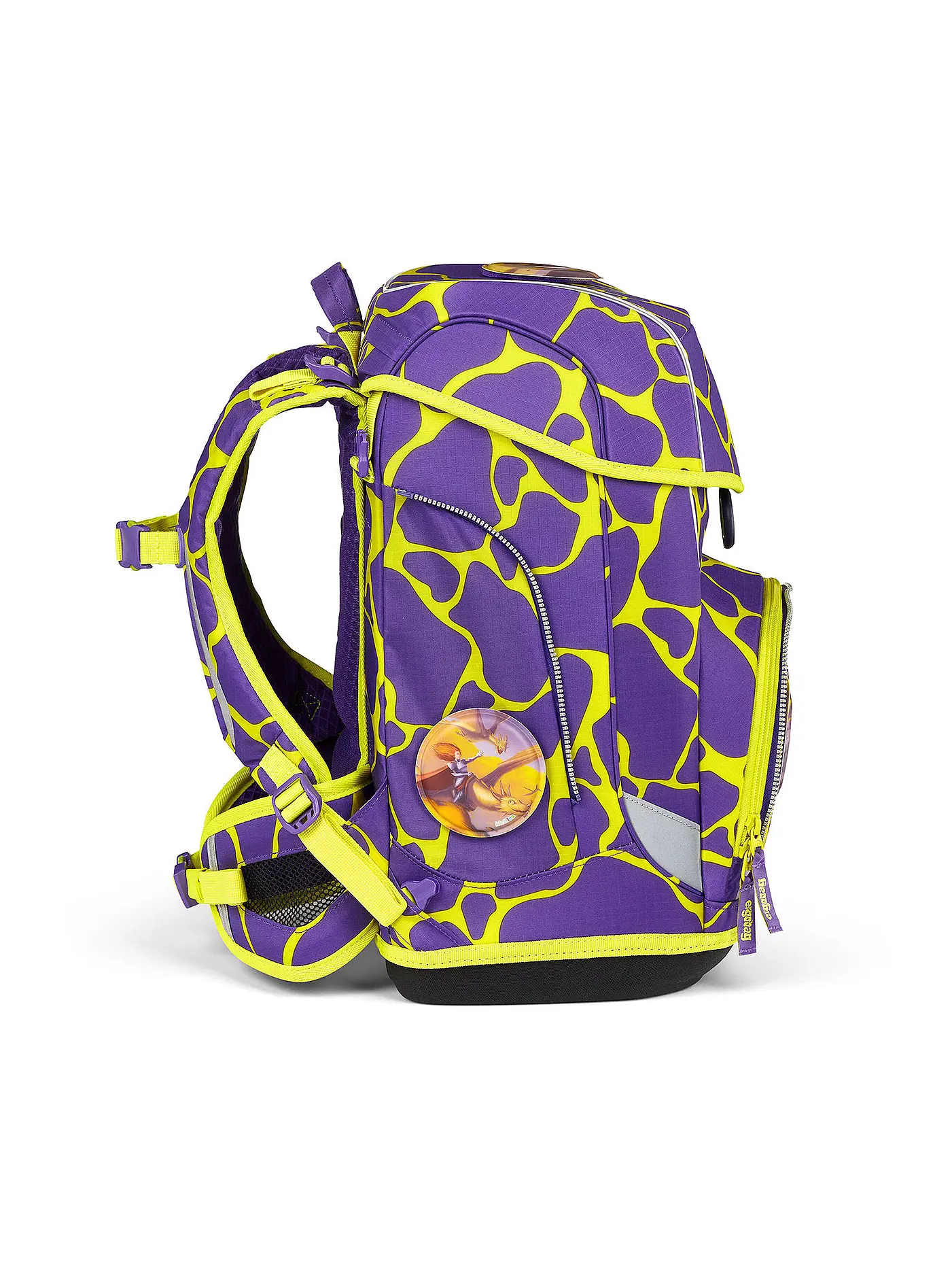 ERGOBAG | Schultaschen Set 6tlg CUBO Light Lumi - SuBärkraft  | lila