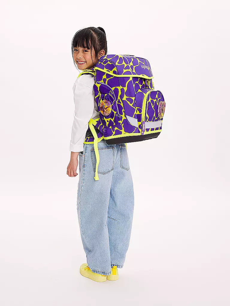 ERGOBAG | Schultaschen Set 6tlg CUBO Light Lumi - SuBärkraft | lila