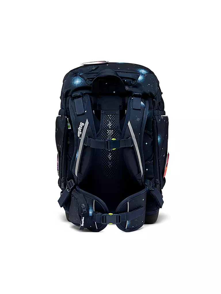 ERGOBAG | Schultaschen Set 6tlg MAXI Galaxy Glow - KoBärnikus  | dunkelblau