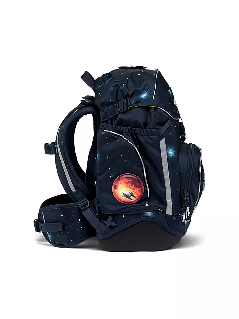 ERGOBAG | Schultaschen Set 6tlg MAXI Galaxy Glow - KoBärnikus  | dunkelblau
