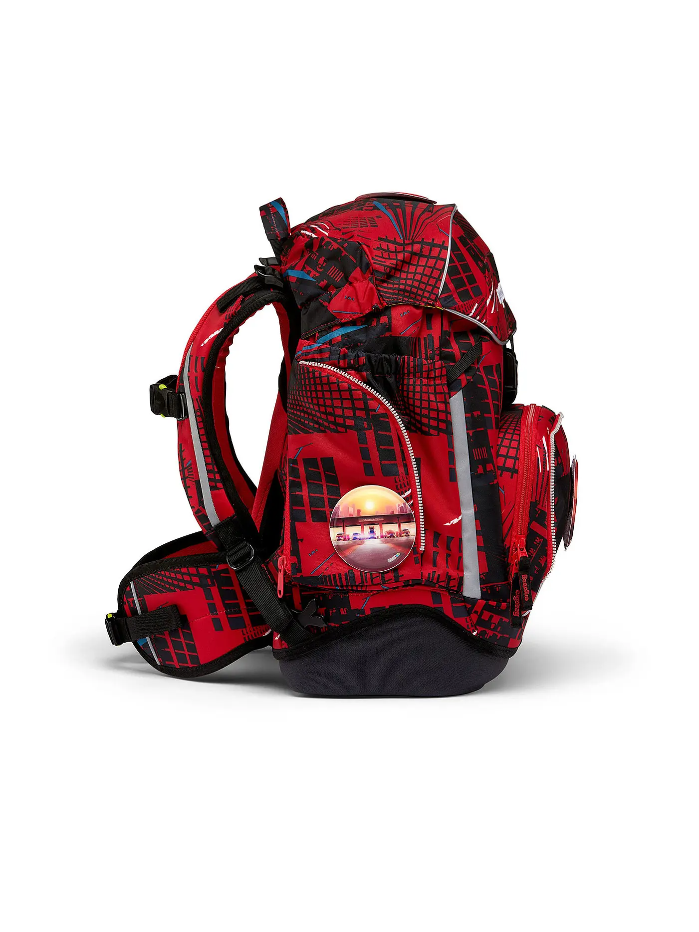 ERGOBAG | Schultaschen Set 6tlg PACK - AlarmBäreitschaft  | rot
