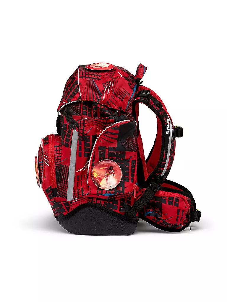 ERGOBAG | Schultaschen Set 6tlg PACK - AlarmBäreitschaft  | rot