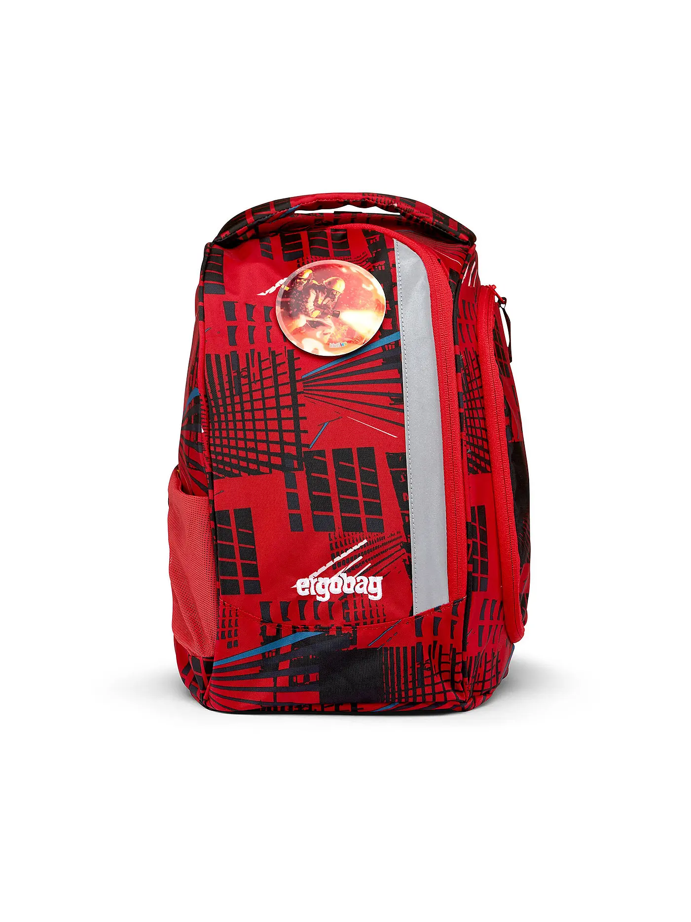 ERGOBAG | Schultaschen Set 6tlg PACK - AlarmBäreitschaft  | rot
