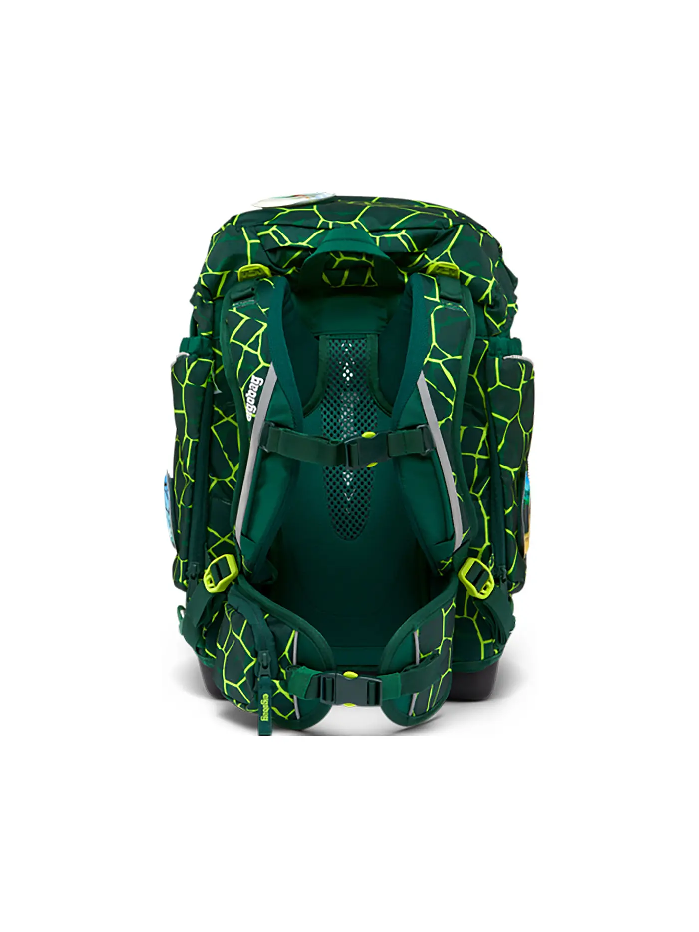 ERGOBAG | Schultaschen Set 6tlg PACK - BärRex | dunkelgrün
