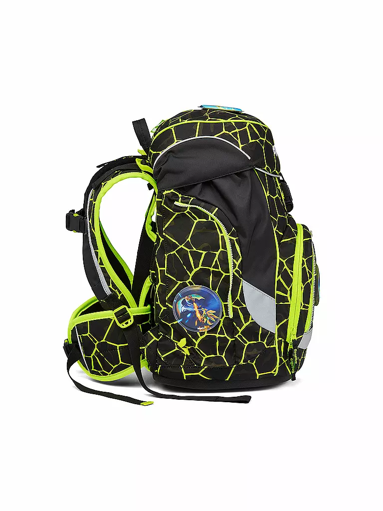 ERGOBAG | Schultaschen Set 6tlg Pack - DrachenfliegBär | schwarz