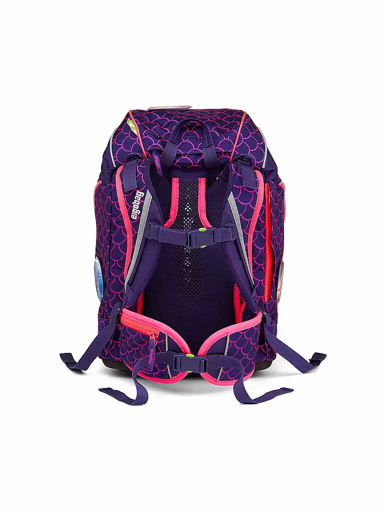 ERGOBAG | Schultaschen Set 6tlg Pack - PerlentauchBär | lila