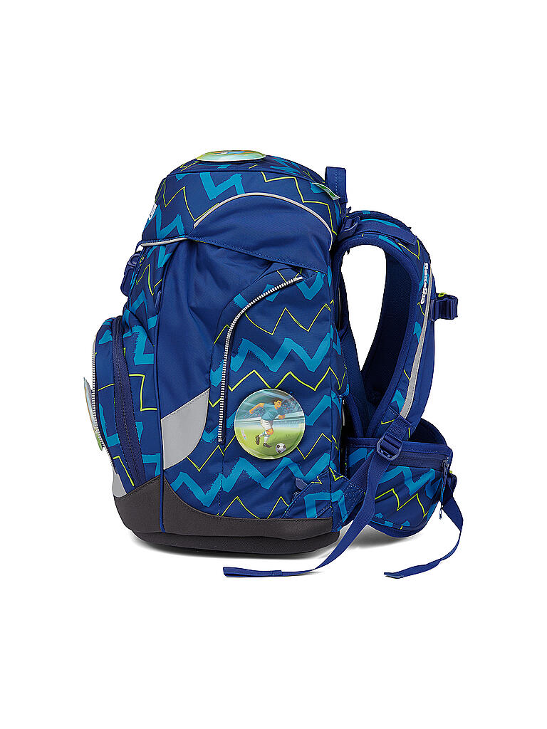 ERGOBAG Schultaschen Set 6tlg Pack FallrückziehBär blau