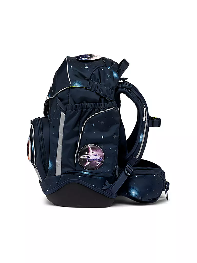 ERGOBAG | Schultaschen Set 6tlg PACK Galaxy Glow - KoBärnikus  | dunkelblau