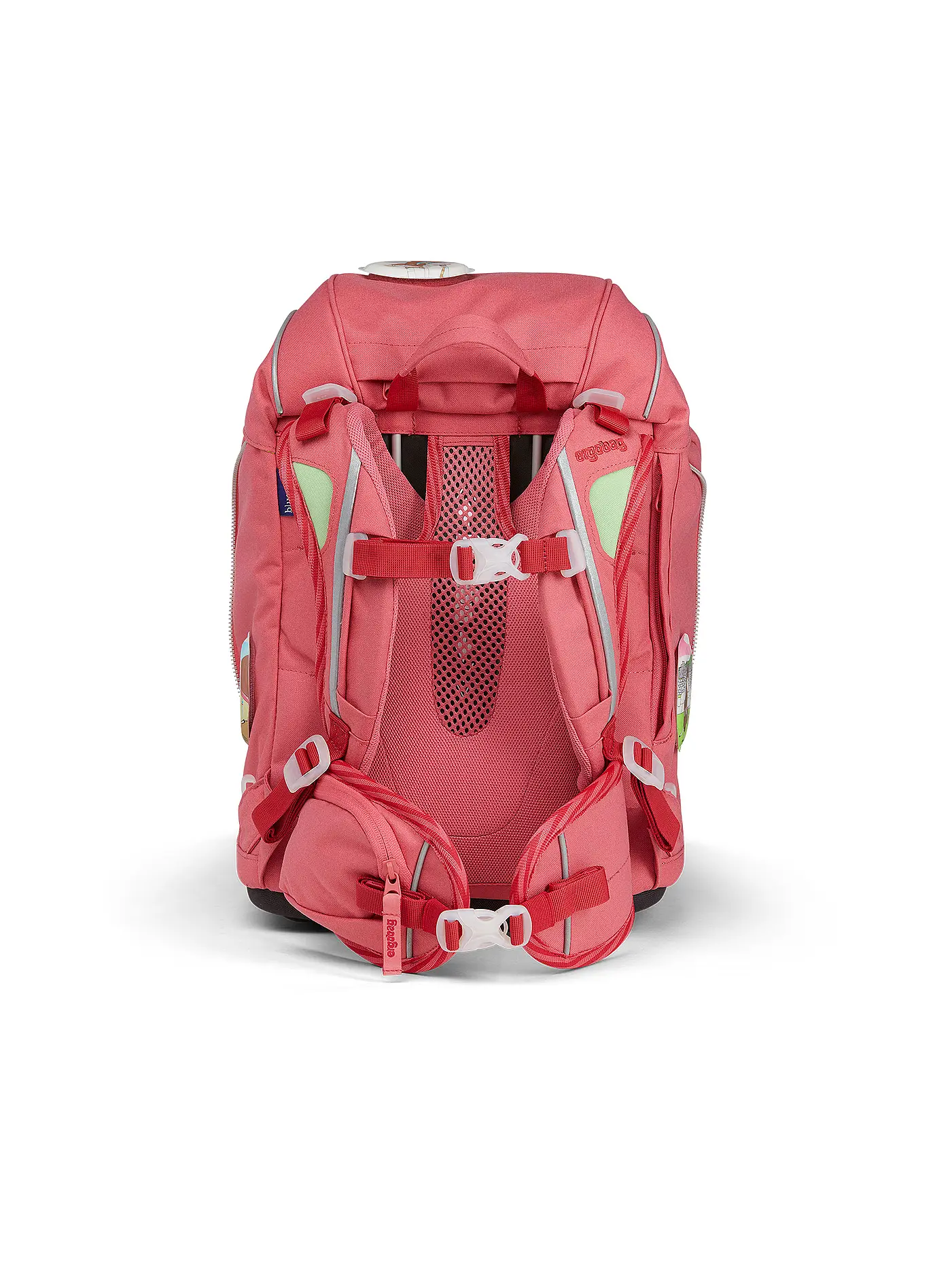 ERGOBAG | Schultaschen Set 6tlg Pack Lamas in Bärjamas | rosa