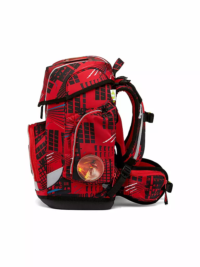 ERGOBAG | Schultaschen Set Cubo 5tlg AlarmBäreitschaft | rot