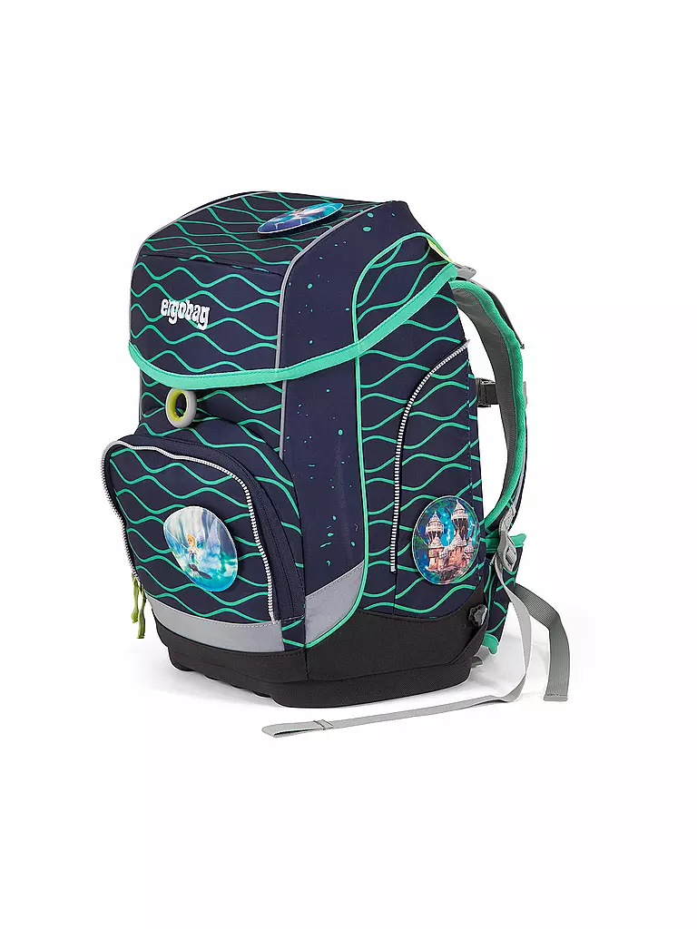 ERGOBAG | Schultaschen-Set 5-tlg. "Cubo - TraumzauBär" | türkis