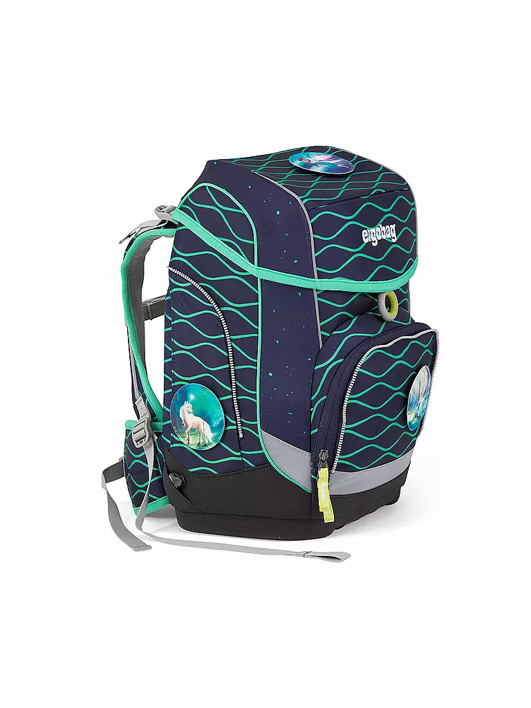ERGOBAG | Schultaschen-Set 5-tlg. "Cubo - TraumzauBär" | türkis