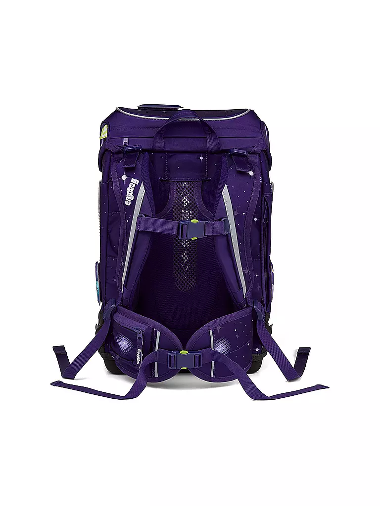 ERGOBAG | Schultaschen-Set 5tlg Cubo Bärgasus Glow Edition | lila