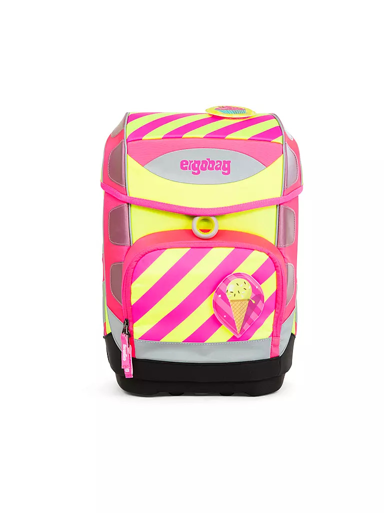 ERGOBAG | Schultaschen-Set 6-tlg- "Cubo - Strahlebär" | pink