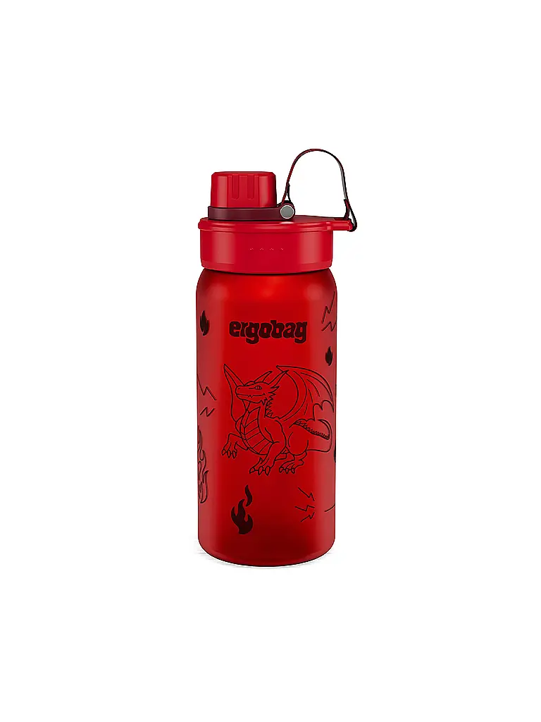 ERGOBAG | Trinkflasche Drache  | Rot