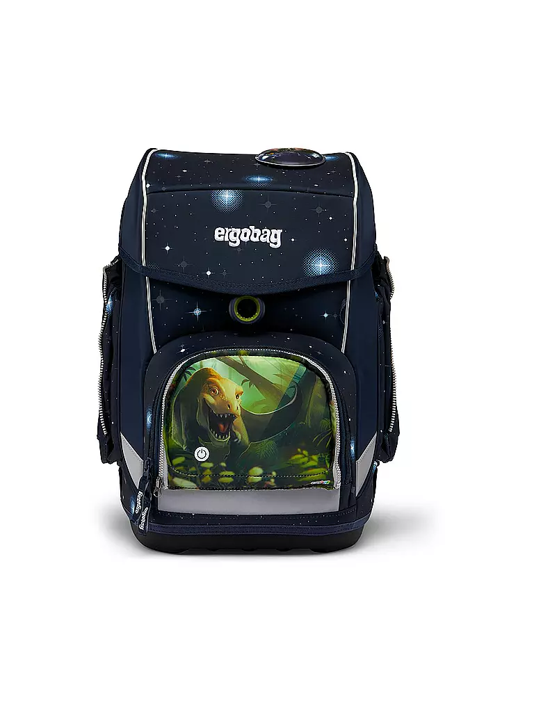 ERGOBAG | Zip Set Zippies LED Dinosaurier | bunt