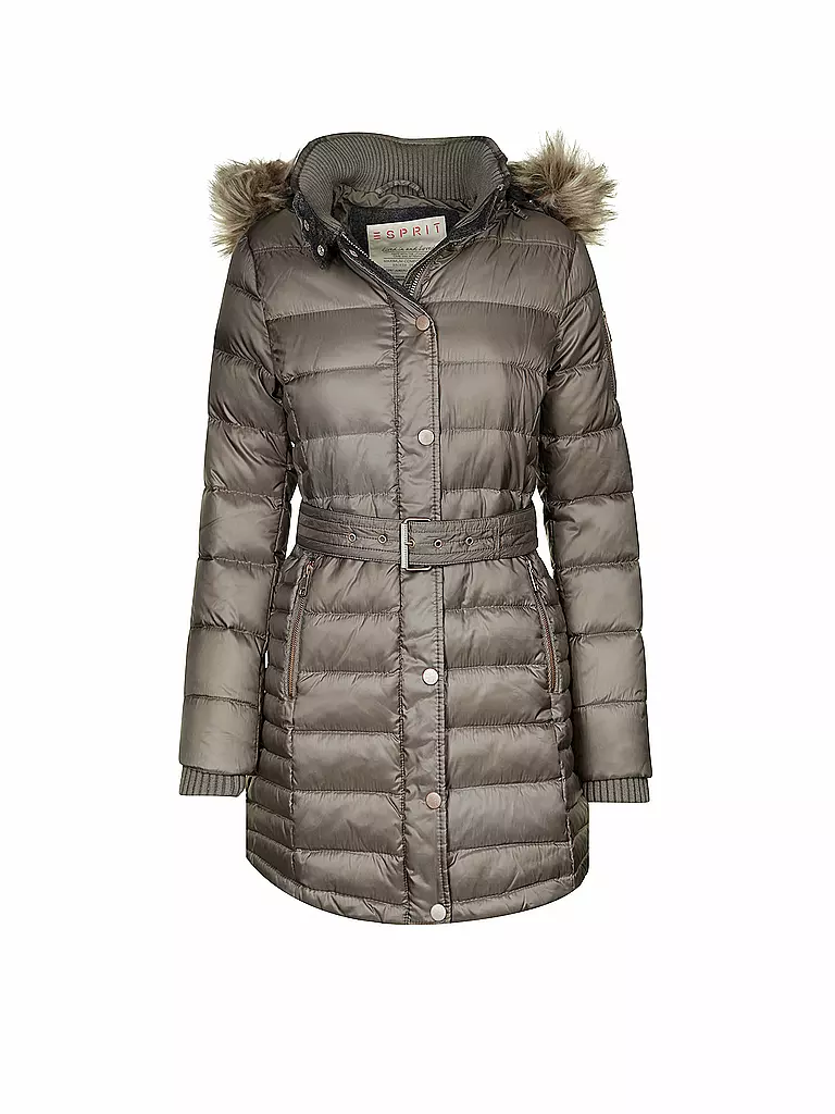 ESPRIT | Daunen-Steppmantel | grau