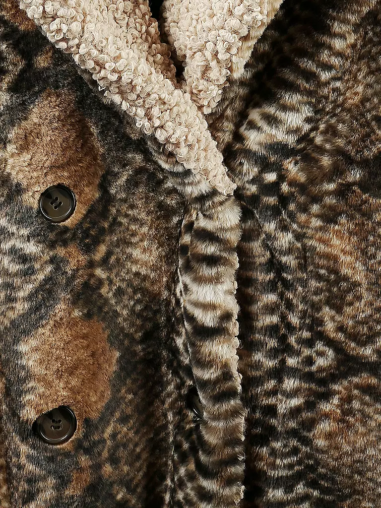 ESSENTIEL ANTWERP | Jacke in Felloptik Oversized-Fit "Truelove" | 