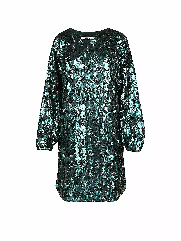 ESSENTIEL ANTWERP | Pailletten-Kleid "Tiara" | grün
