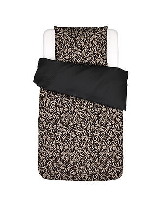 ESSENZA | Satin Bettwäsche JULIETTE 70x90cm/140x200cm Almost Black