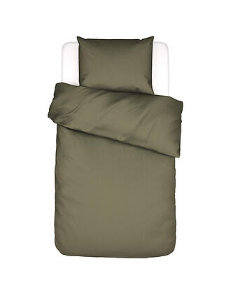 ESSENZA | Satin Bettwäsche 70x90cm / 140x200cm COLETTA Moss