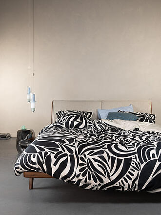 ESSENZA | Satin Bettwäsche 70x90cm / 140x200cm ALLORI Anthracite