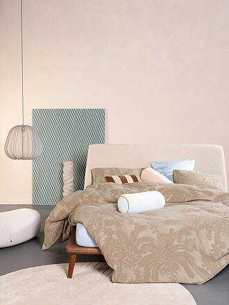 ESSENZA | Satin Bettwäsche PALMA 70x90/140x200cm Taupe