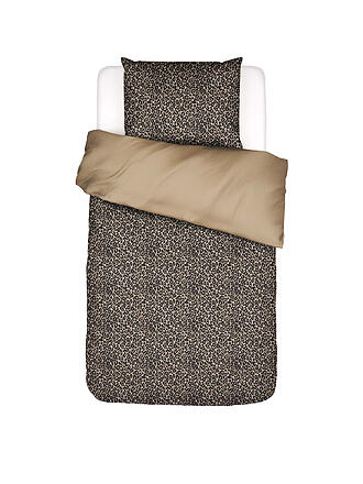 ESSENZA | Satin Bettwäsche DELIA 70x90cm/140x200cm Golden Sand