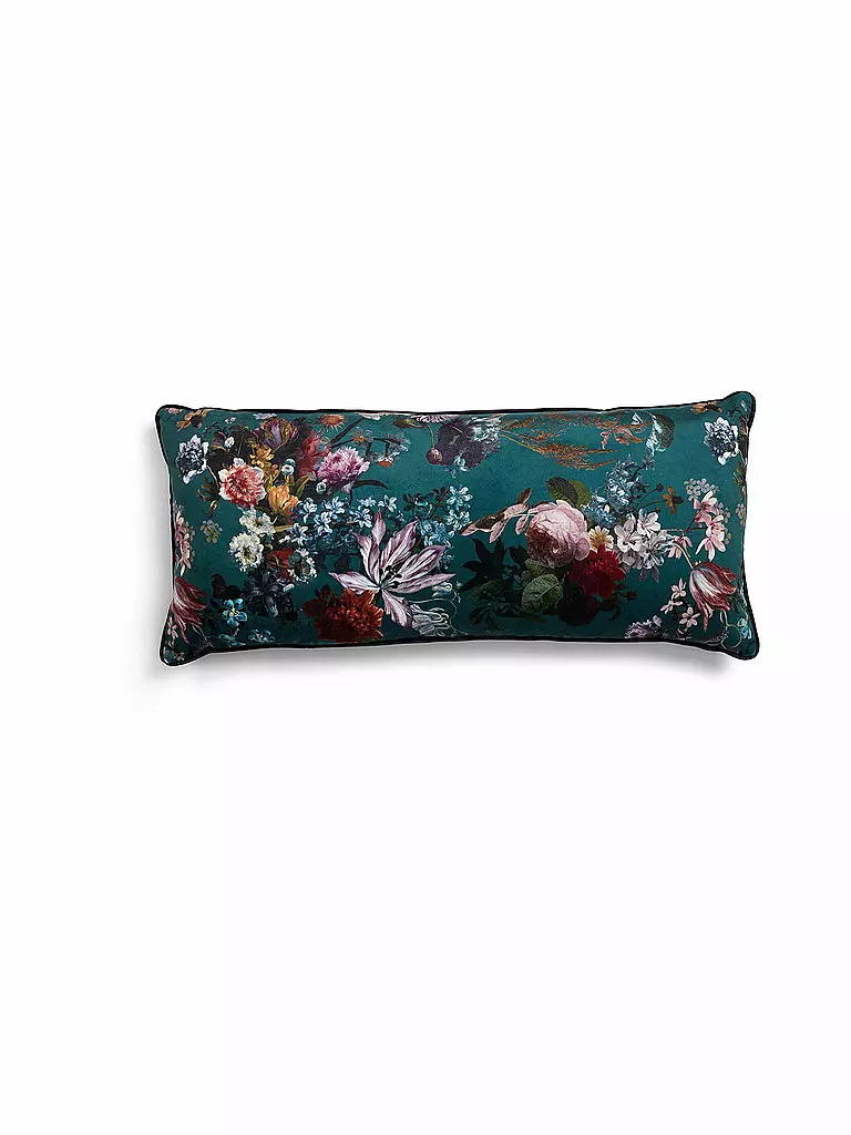 ESSENZA | Kissen Isabelle gefüllt 40x90cm Balsam | petrol