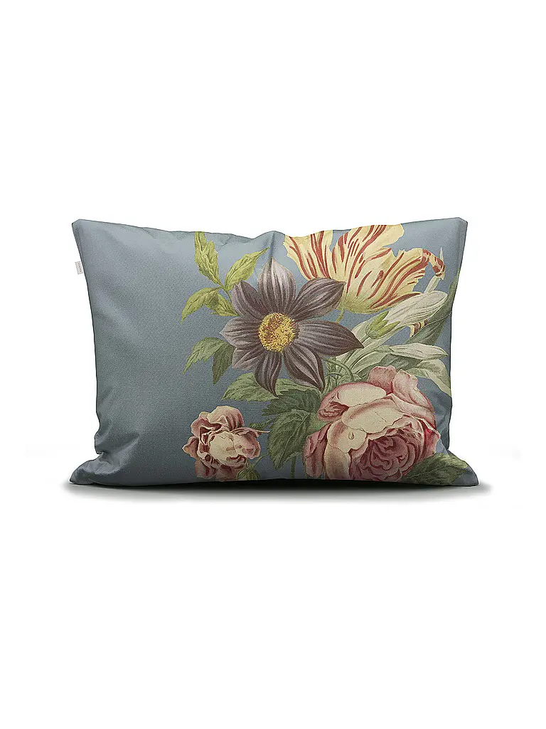 ESSENZA | Satin Bettwäsche 2x  70x90cm / 140x200cm MADIA Global Grey | 
