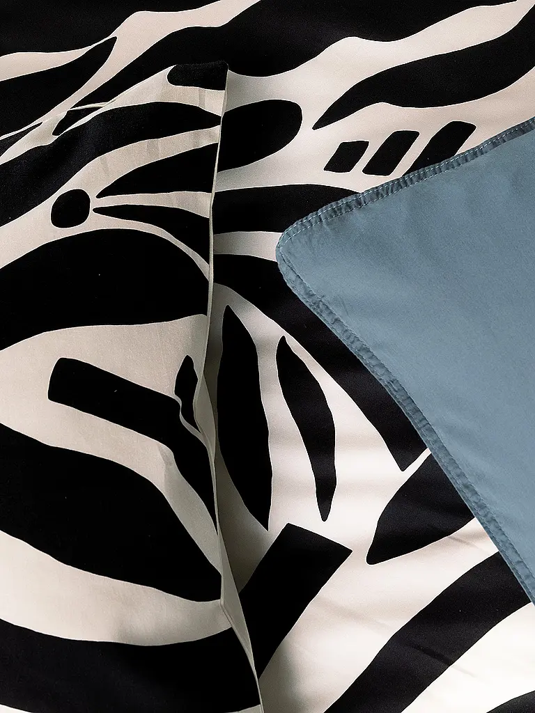 ESSENZA | Satin Bettwäsche 70x90cm / 140x200cm ALLORI Anthracite | 