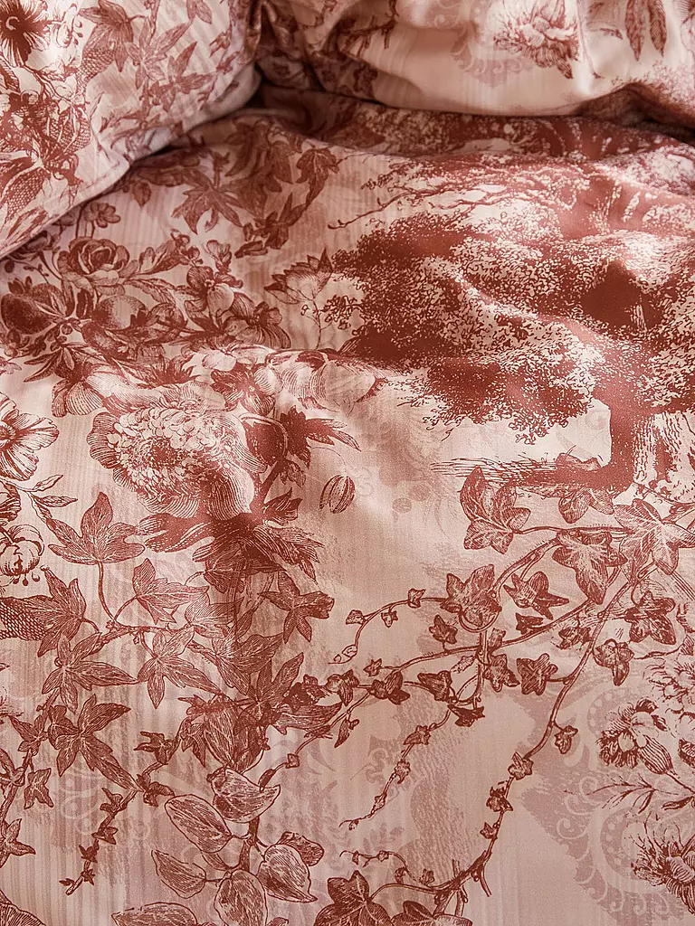 ESSENZA | Satin Bettwäsche 70x90cm / 140x200cm Aurelie Darling Pink | pink