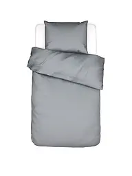 ESSENZA | Satin Bettwäsche 70x90cm / 140x200cm COLETTA Global Grey | grau