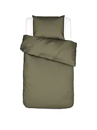 ESSENZA | Satin Bettwäsche 70x90cm / 140x200cm COLETTA Global Grey | olive