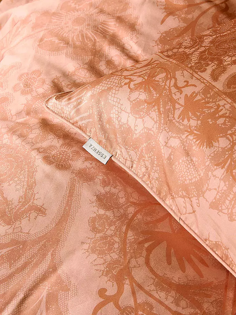 ESSENZA | Satin Bettwäsche 70x90cm / 140x200cm Maere Pink Sand | koralle