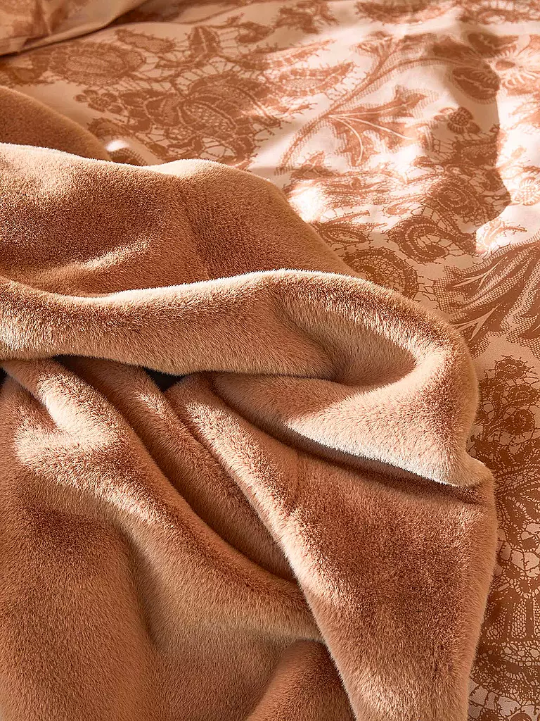 ESSENZA | Satin Bettwäsche 70x90cm / 140x200cm Maere Pink Sand | koralle