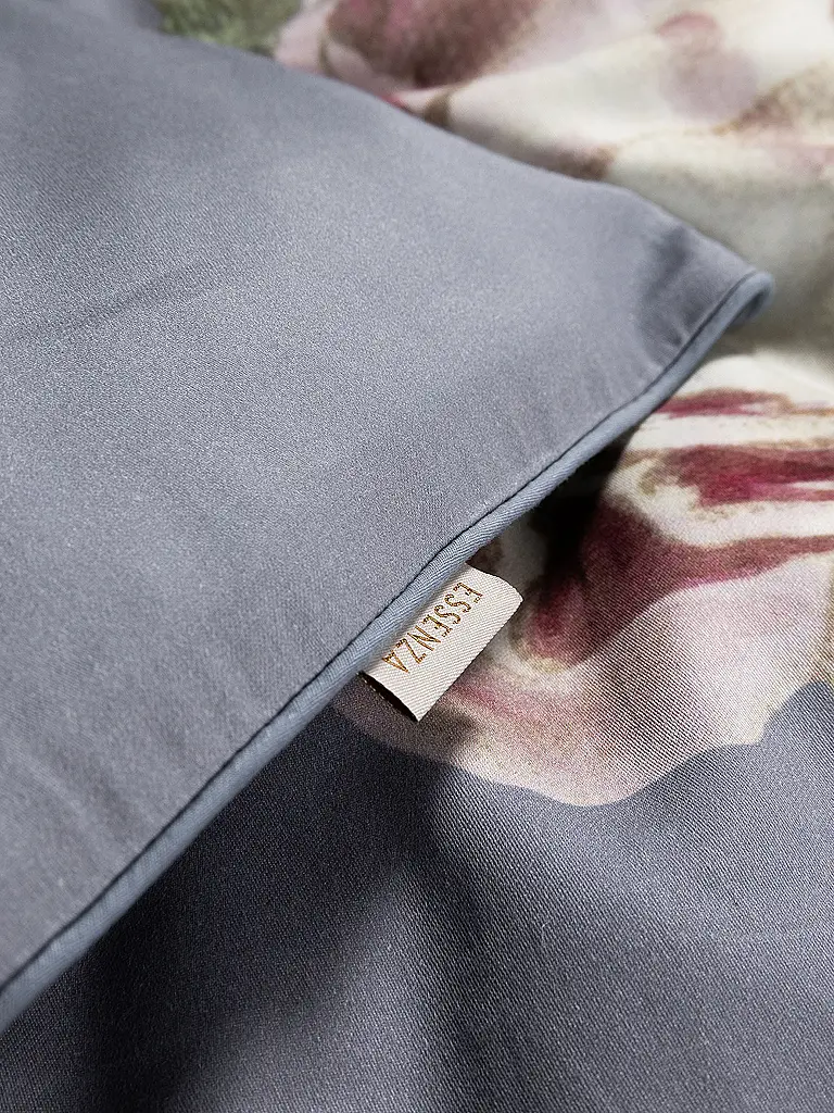 ESSENZA | Satin Bettwäsche 70x90cm / 140x220cm MADIA Global Grey | 