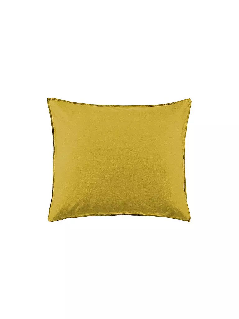 ESSENZA | Satin-Bettwäsche 70x90cm/140x200cm Golden Yellow | gelb