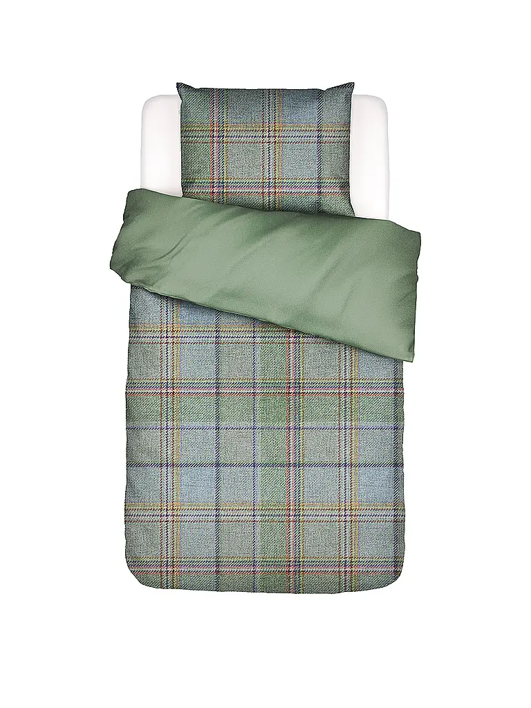 ESSENZA | Twill Bettwäsche  70x90cm / 140x220cm MEAU Basil Green | hellgrün