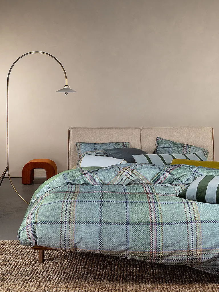 ESSENZA | Twill Bettwäsche 70x90cm / 140x200cm MEAU Basil Green | hellgrün