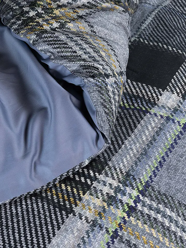 ESSENZA | Twill Bettwäsche 70x90cm / 140x200cm MEAU Global Grey | 
