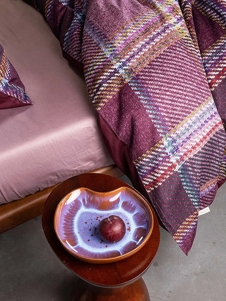 ESSENZA | Twill Bettwäsche 70x90cm / 140x200cm MEAU Mauve Wine | beere