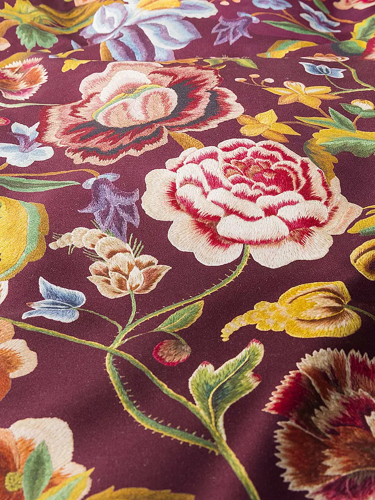 ESSENZA | Twill Bettwäsche 70x90cm / 140x200cm ROSANELLA Mauve / Wine | beere