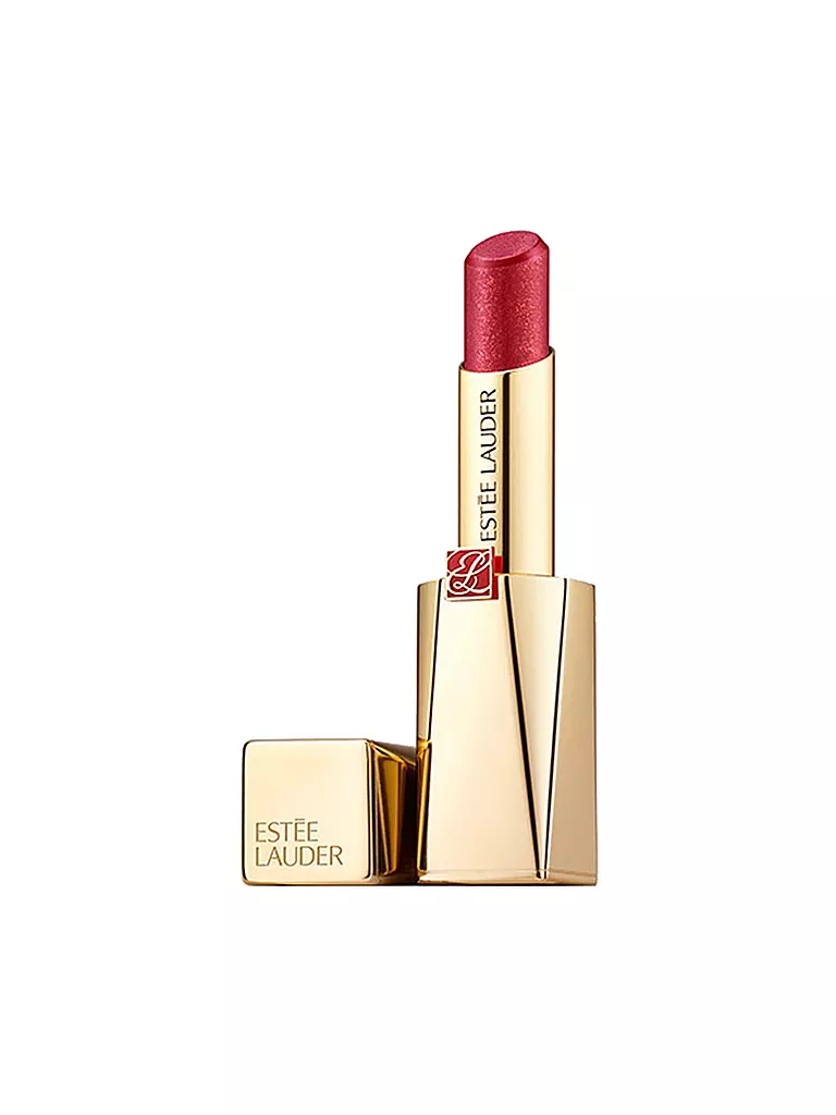 ESTÉE LAUDER | Lippenstift - Pure Color Desire Rouge Excess Lipstick - Chrome Finish (08 Love Starved) | rot