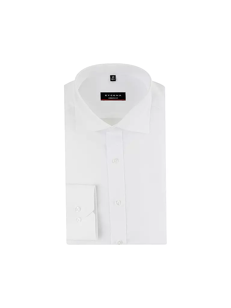 ETERNA | Hemd  Modern-Fit (Extralange Ärmel) | weiß