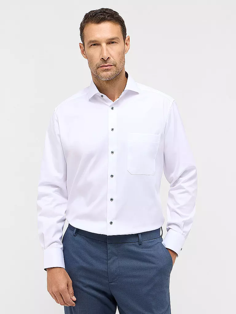 ETERNA | Hemd Comfort Fit  | weiss