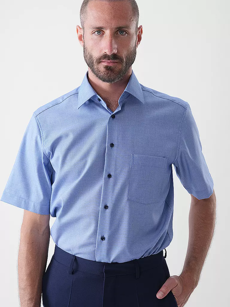 ETERNA | Hemd Modern Fit  | blau