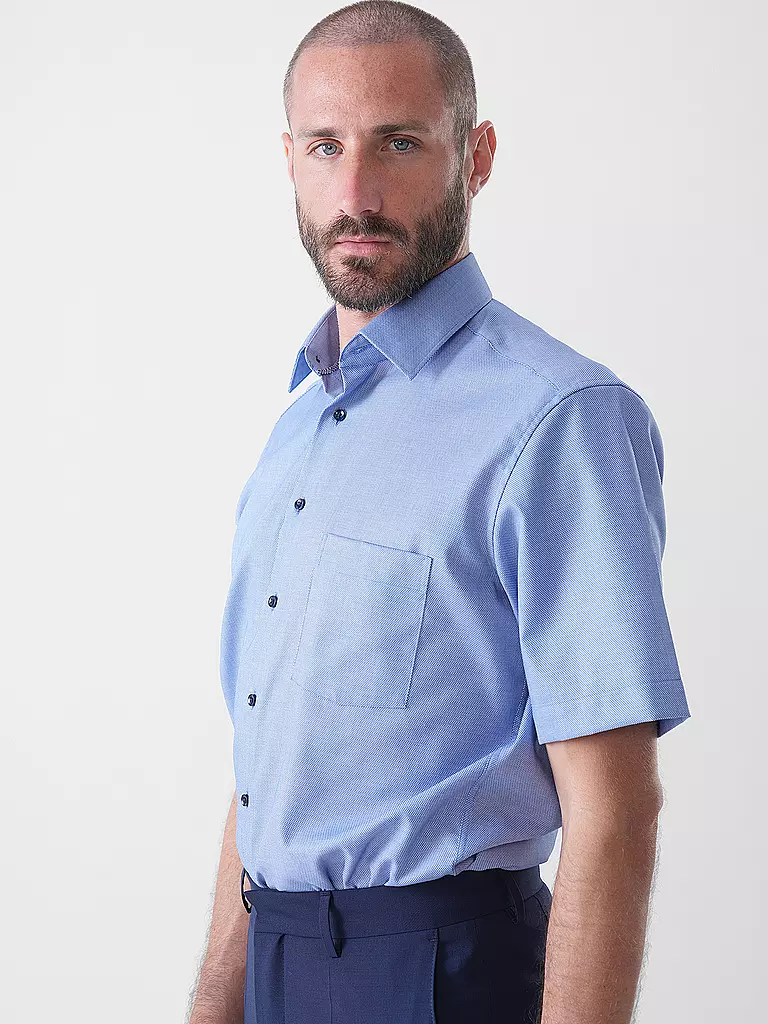 ETERNA | Hemd Modern Fit  | blau